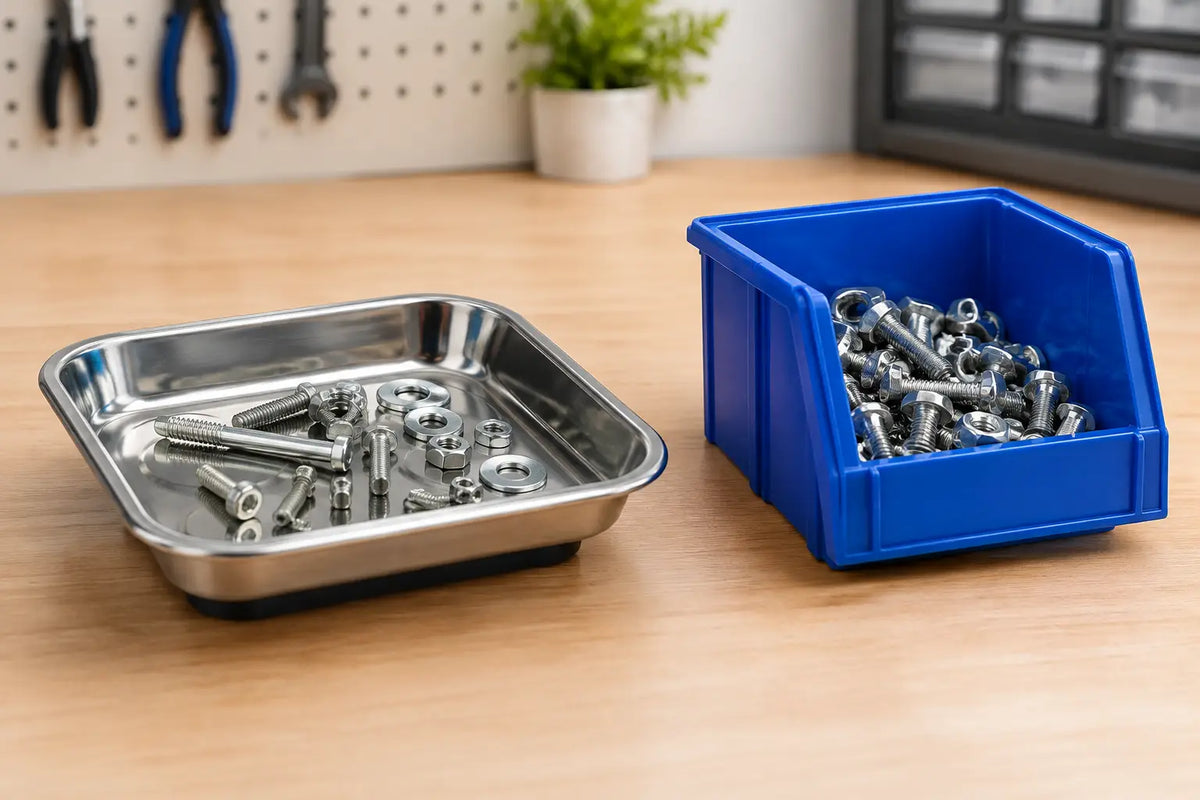 Magnetic Tray vs Parts Bin: Which Suits Your Bench?