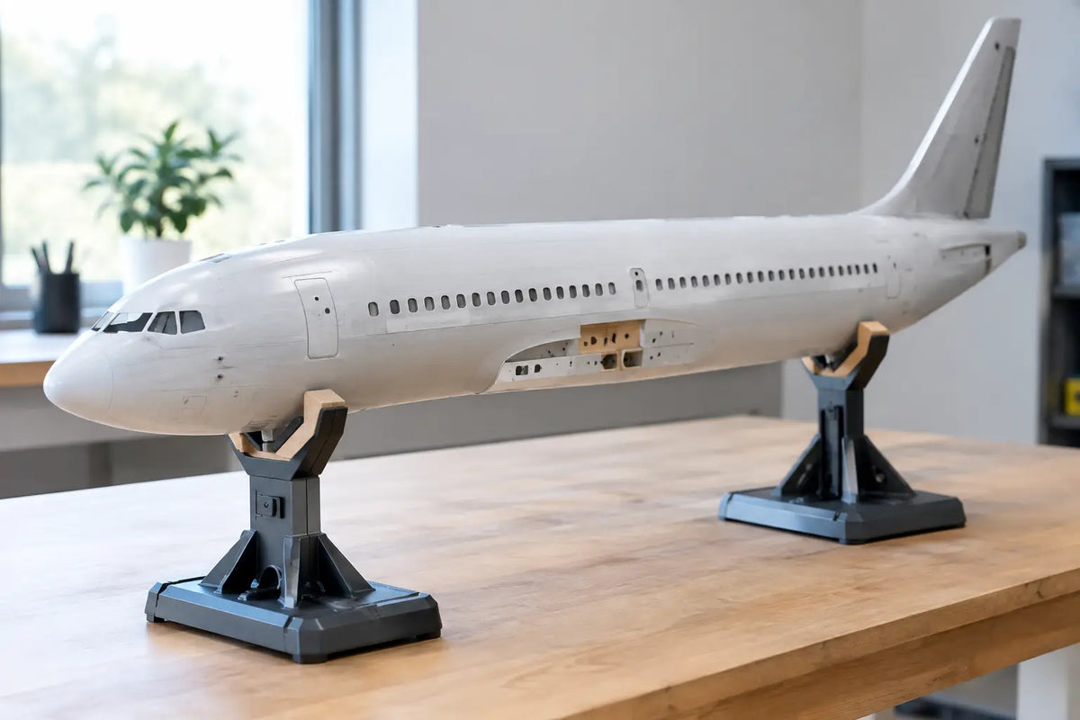 Aircraft Fuselage Support for Safer Model Builds