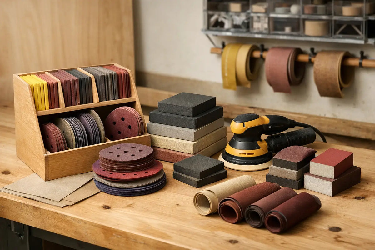 How to Organise Sanding Supplies at Your Bench