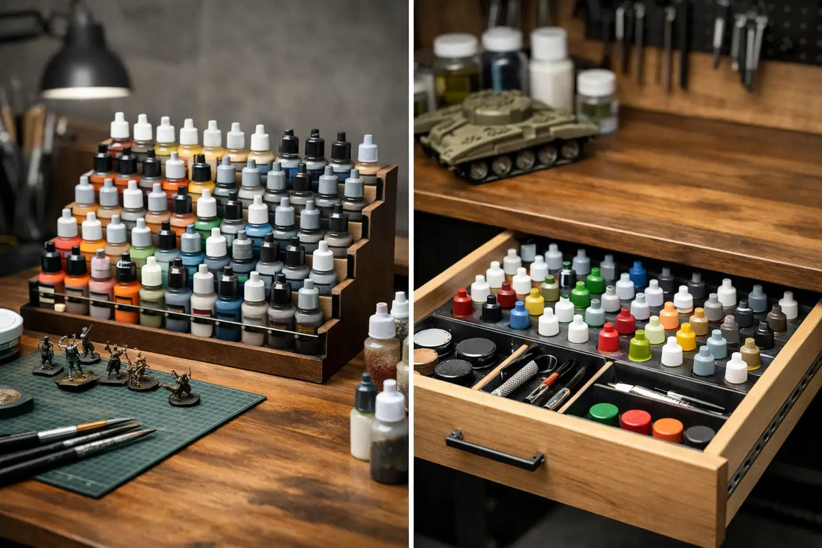 Paint Rack vs Drawer: Which Suits Your Bench?