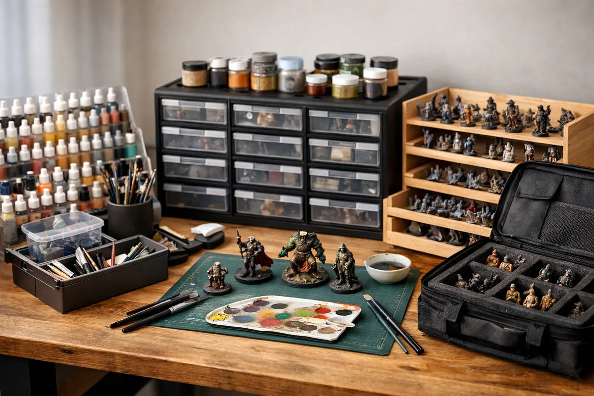 Best Storage for Tabletop Painters at the Bench