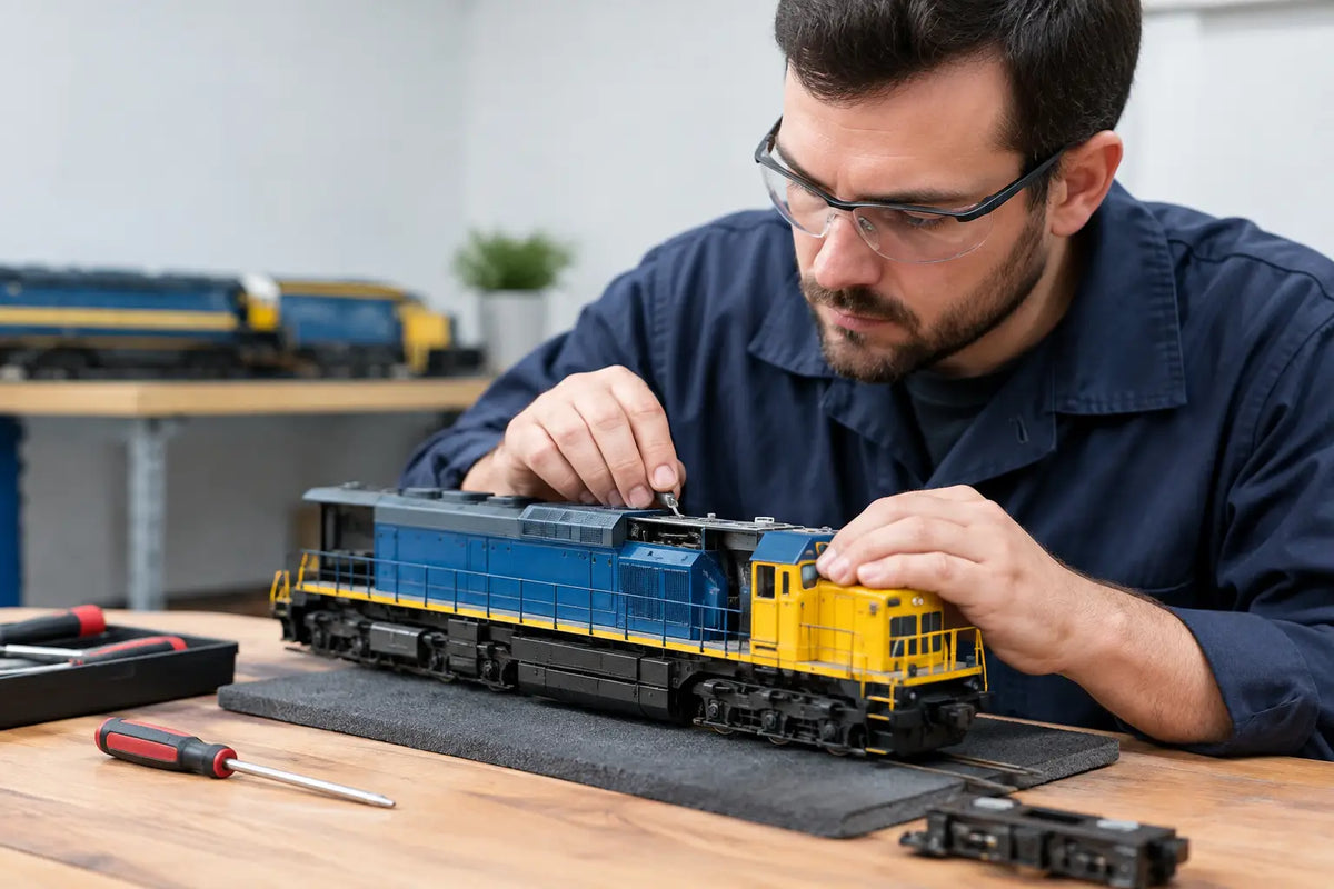 Servicing Locomotives Without Damage at the Bench