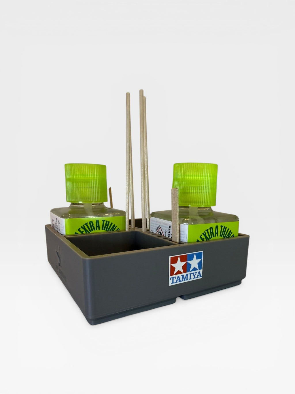 Pro Tamiya Cement Glue Holder + FREE 200x250 Base - 4 Sizes and 3 colours