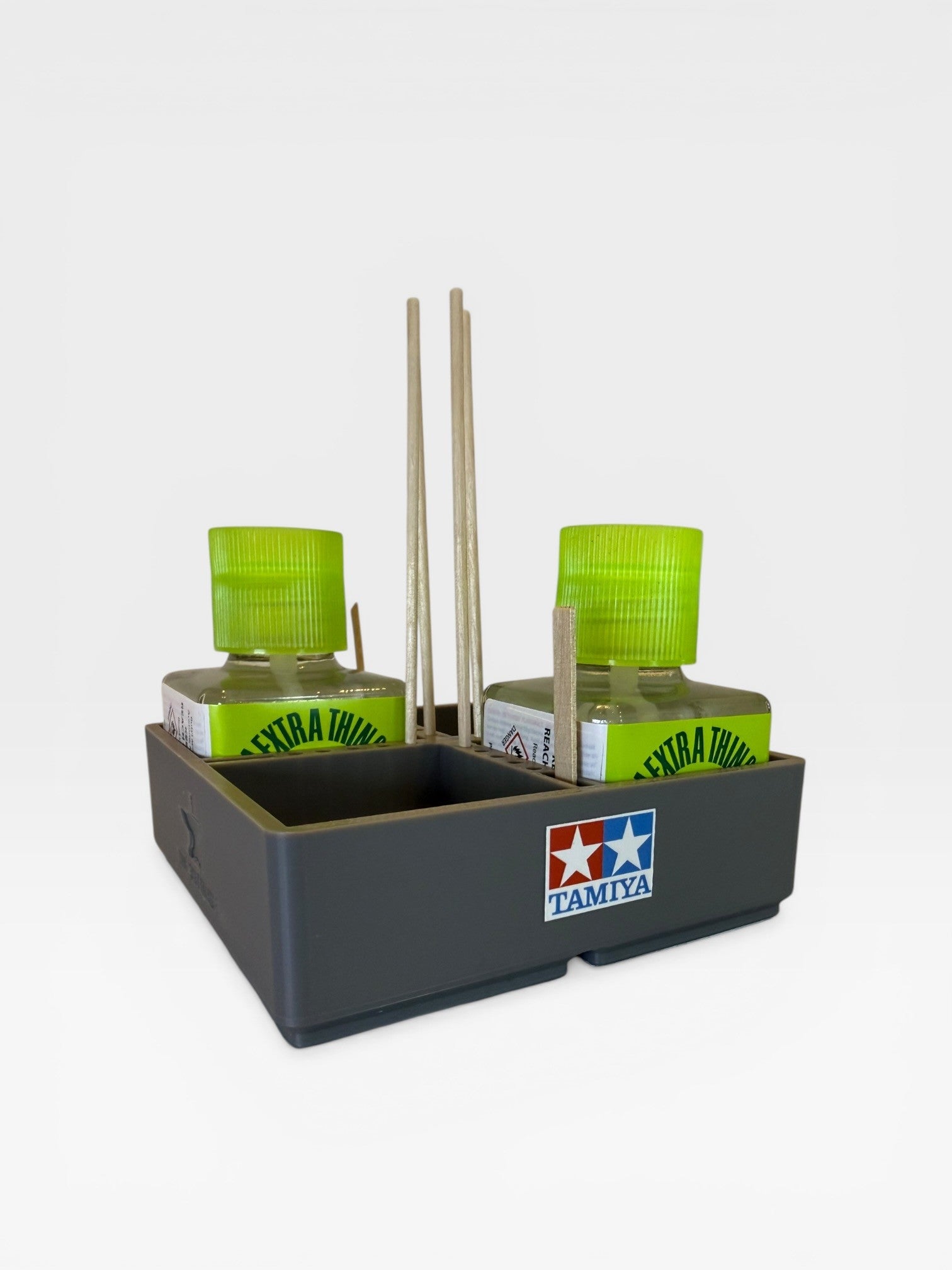 Pro Tamiya Cement Glue Holder + FREE 200x250 Base - 4 Sizes and 3 colours