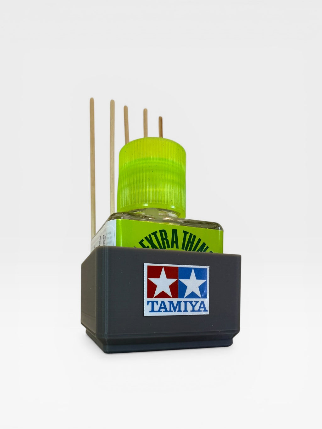 Pro Tamiya Cement Glue Holder + FREE 200x250 Base - 4 Sizes and 3 colours