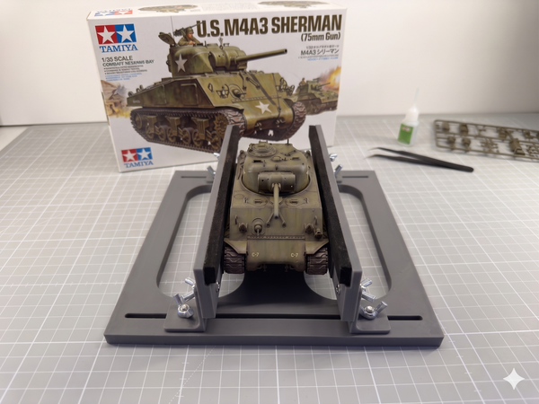 XL Adjustable Model Tank berth and track tool 1/48 1/72 1/35 by The3DForge