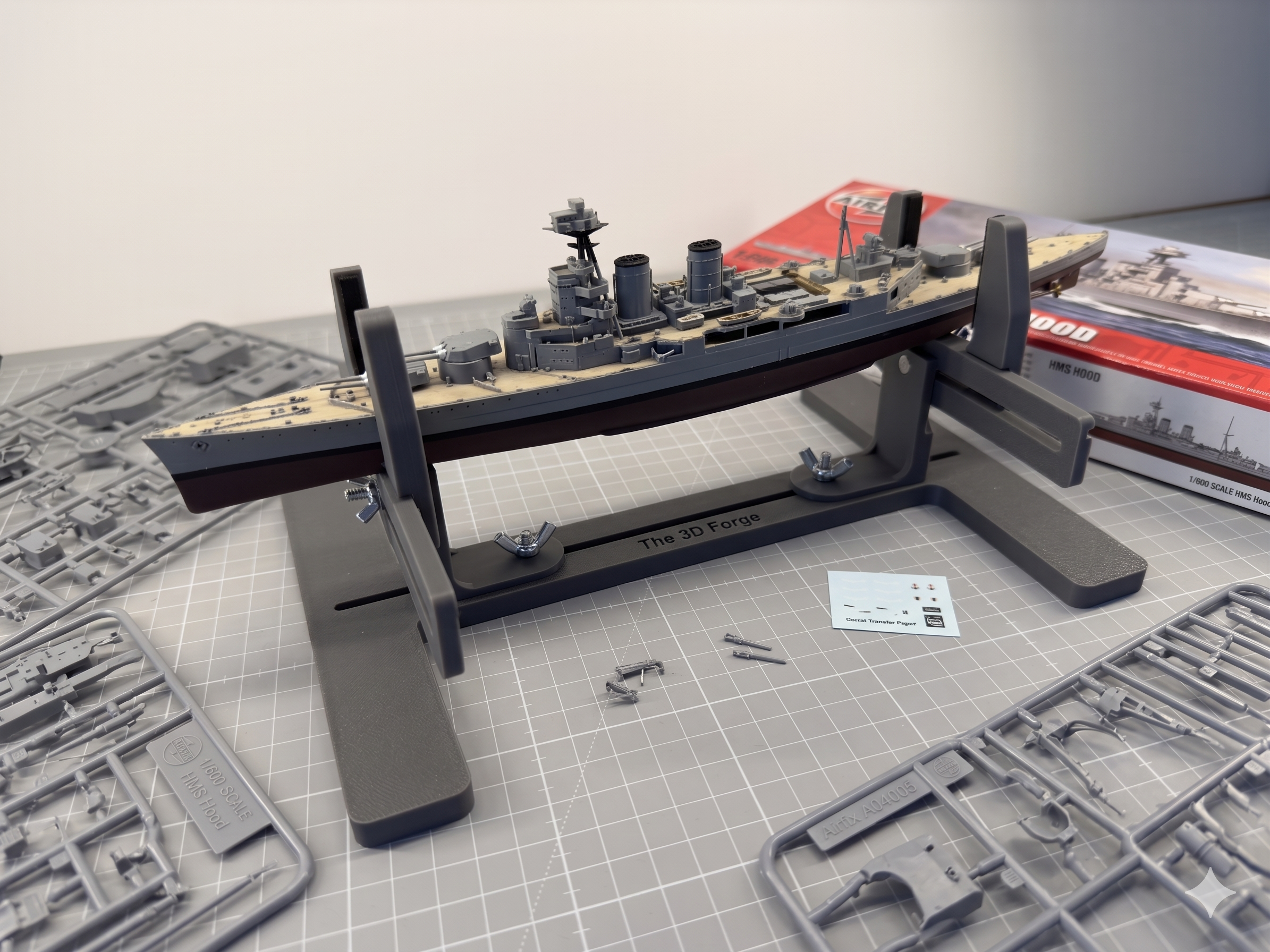 Pro XL Model Ship Berth Jig - scale 1/350 1/200 + Free Spare Parts