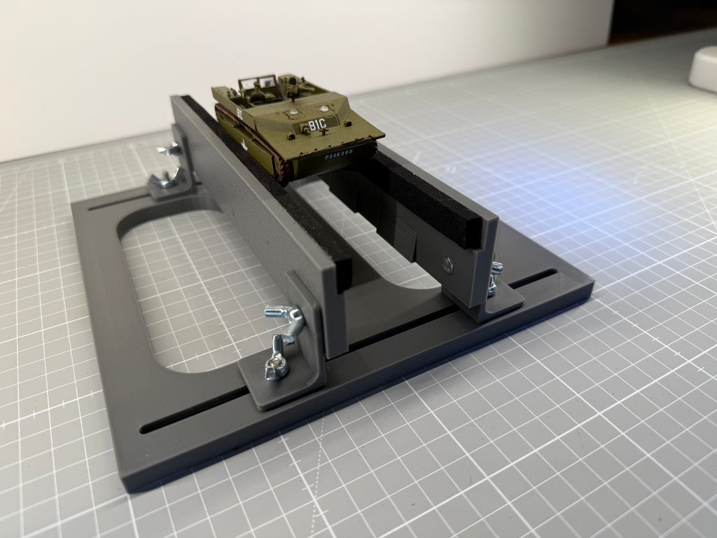 XL Adjustable Model Tank berth and track tool 1/48 1/72 1/35 by The3DForge