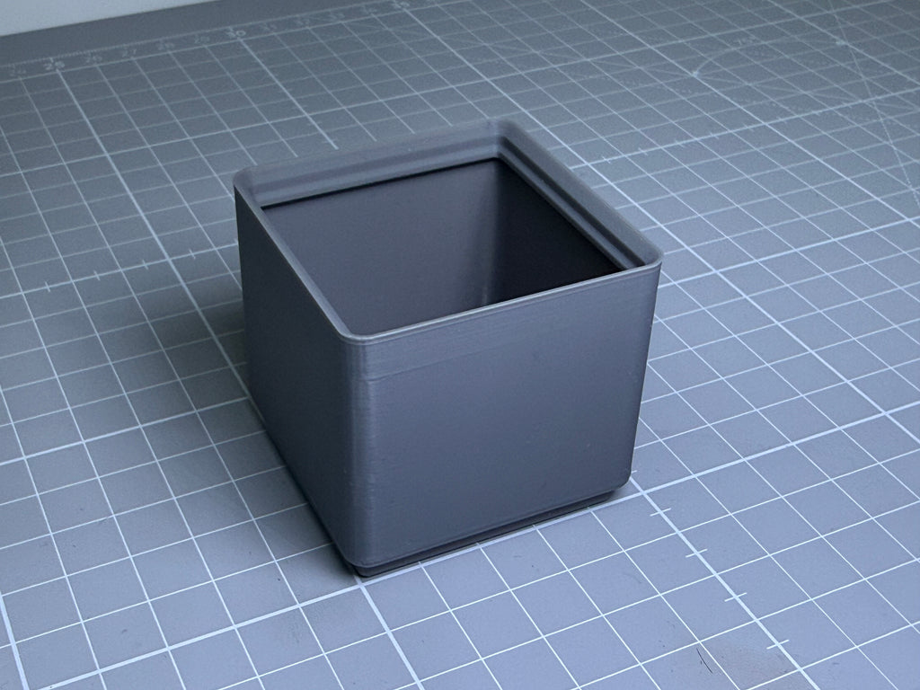 Modular Stackable Storage Bins + FREE Base Grid - Scale Model Desk Organiser