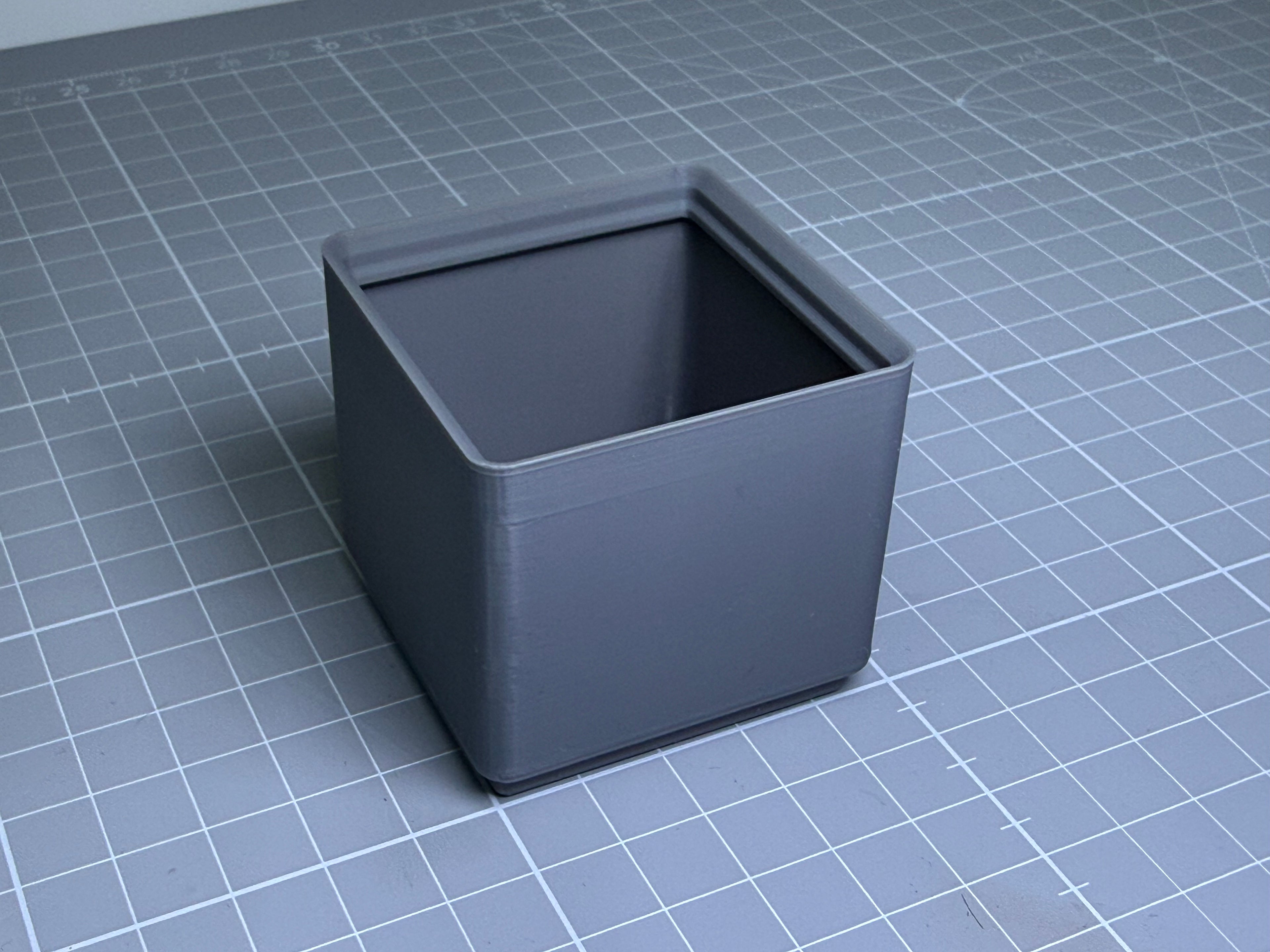 Modular Stackable Storage Bins + FREE Base Grid - Scale Model Desk Organiser