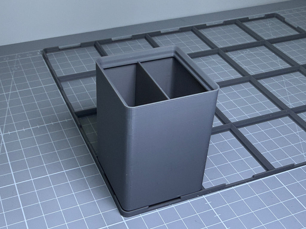 Modular Hobby Desk Organiser Starter Set 3D Printed Brush Tool Paint Grid Rack