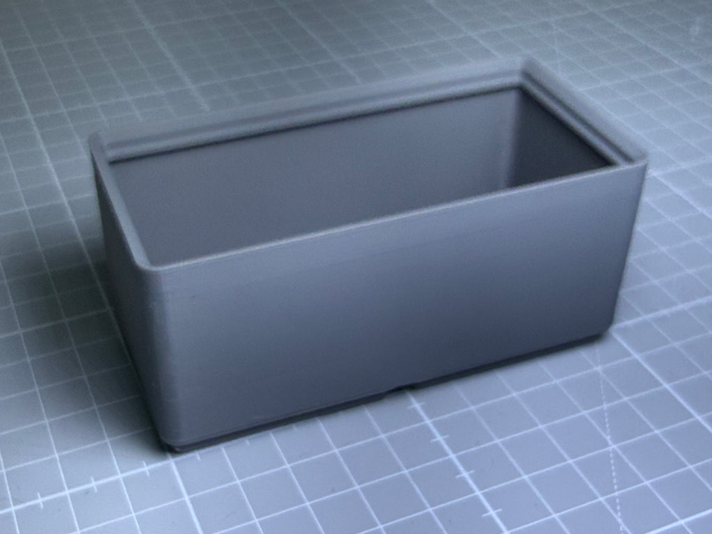 Stackable 3D Printed Bins 50x150 + FREE Base - Model Desk Organiser