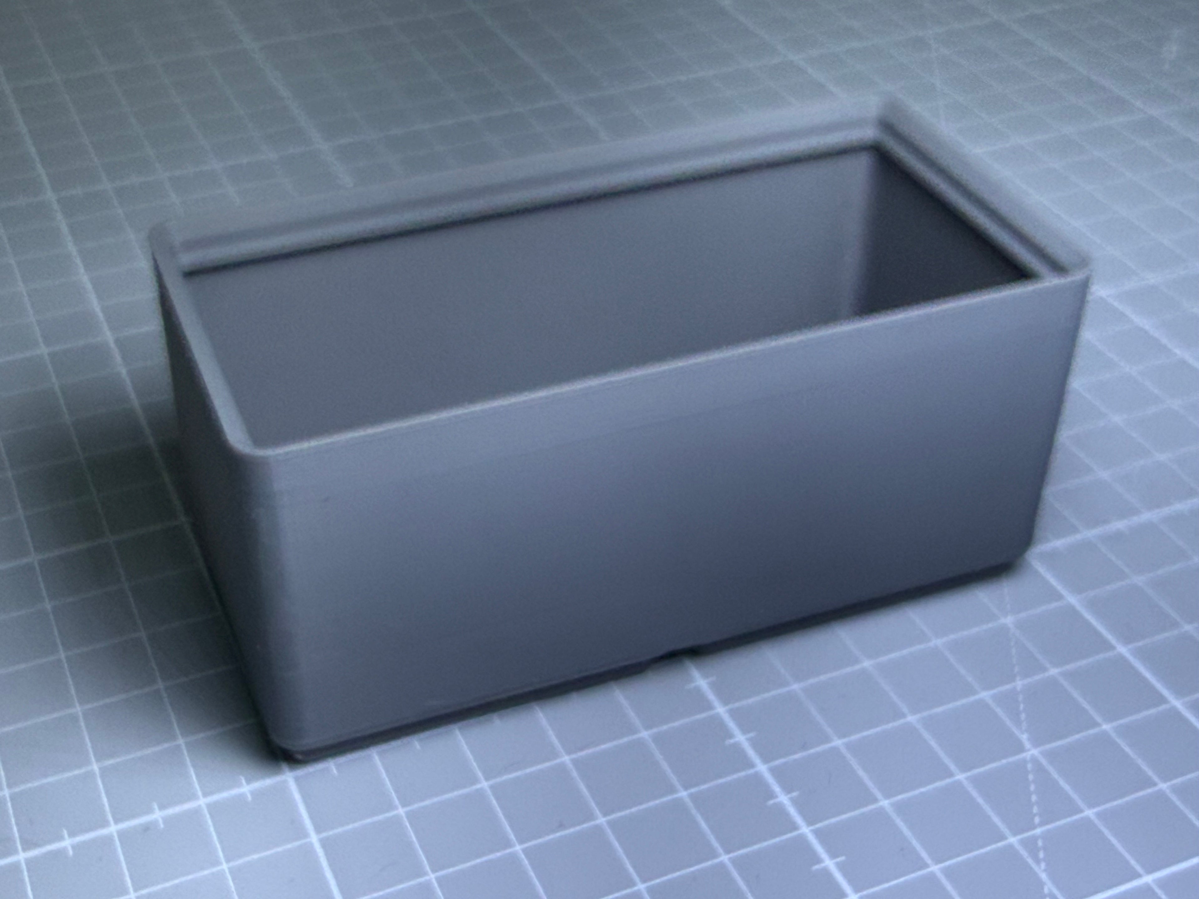 Stackable 3D Printed Bins 50x150 + FREE Base - Model Desk Organiser