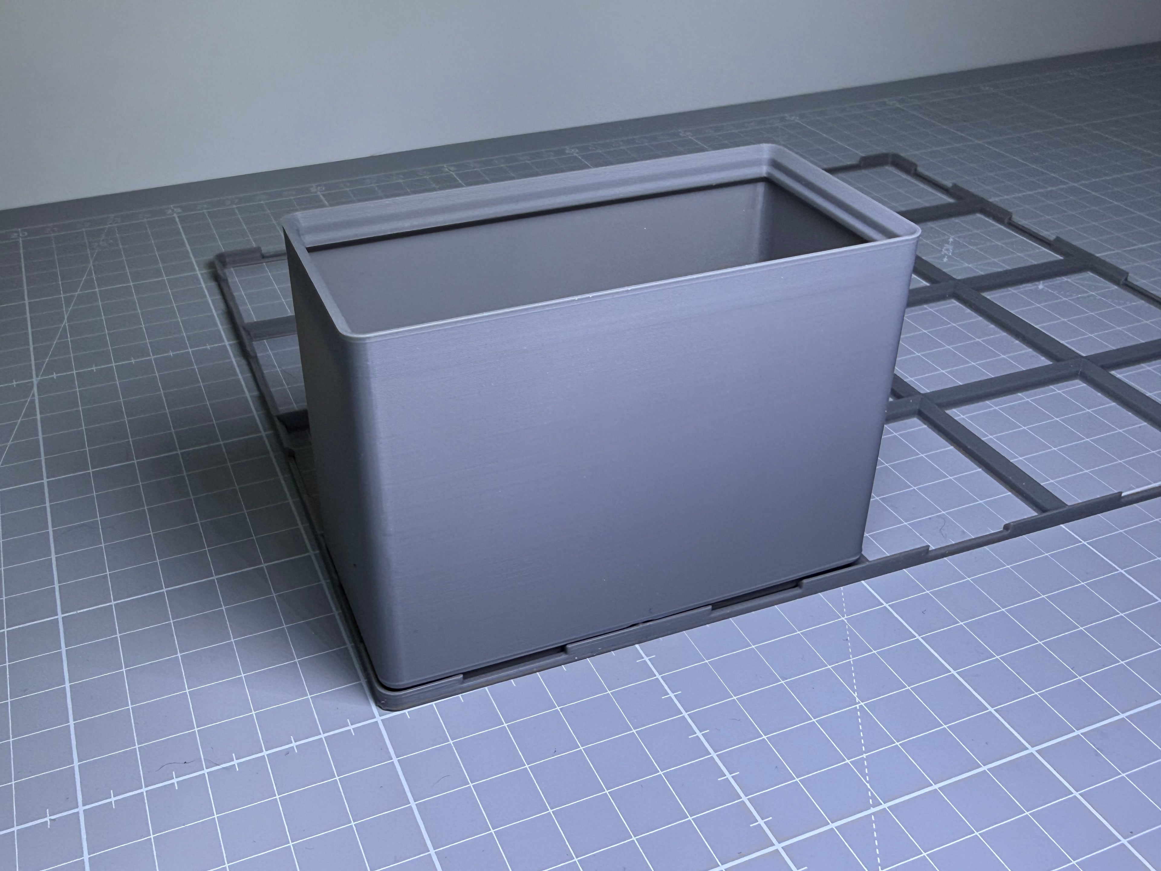 Stackable 3D Printed Bins 100x50  + Free Base - Desk Organiser