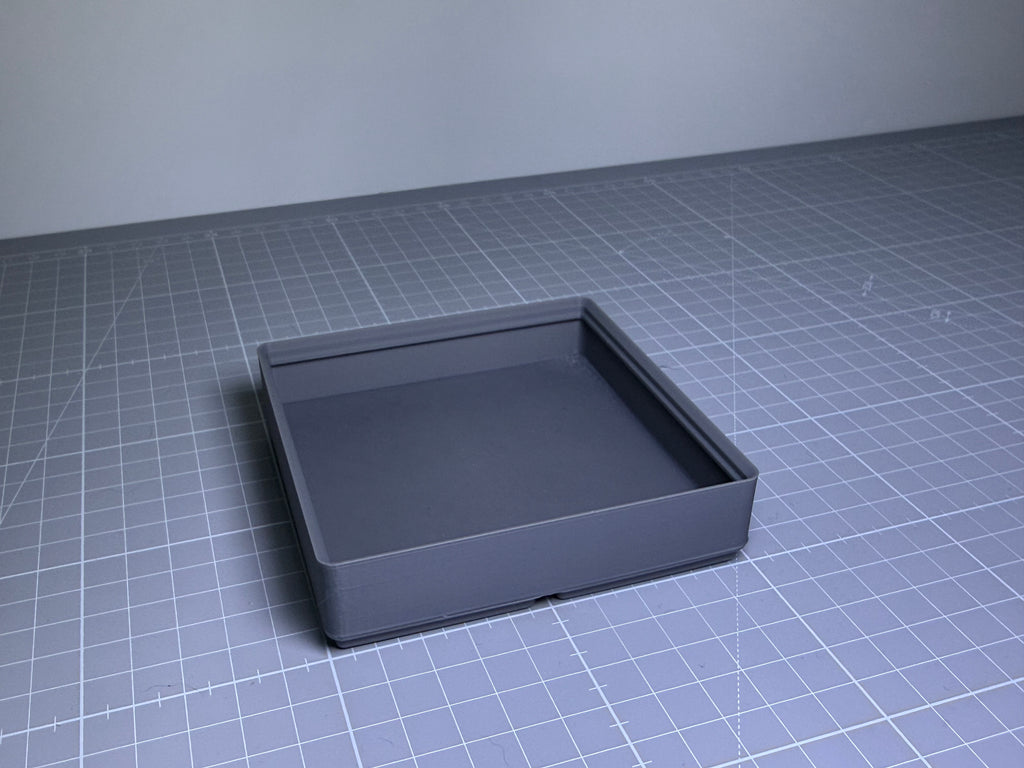 Stackable 3D Printed Bins 100x100 + FREE Base - Model Desk Organiser