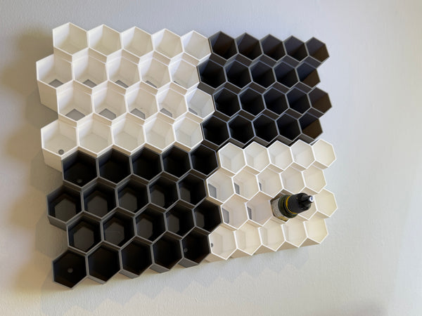 Hex Wall Paint Dropper Bottle Holder | Army Painter, Vallejo, AK and Hataka