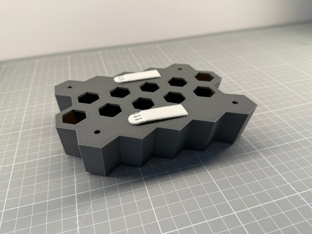 Hex Wall Paint Dropper Bottle Holder | Army Painter, Vallejo, AK and Hataka
